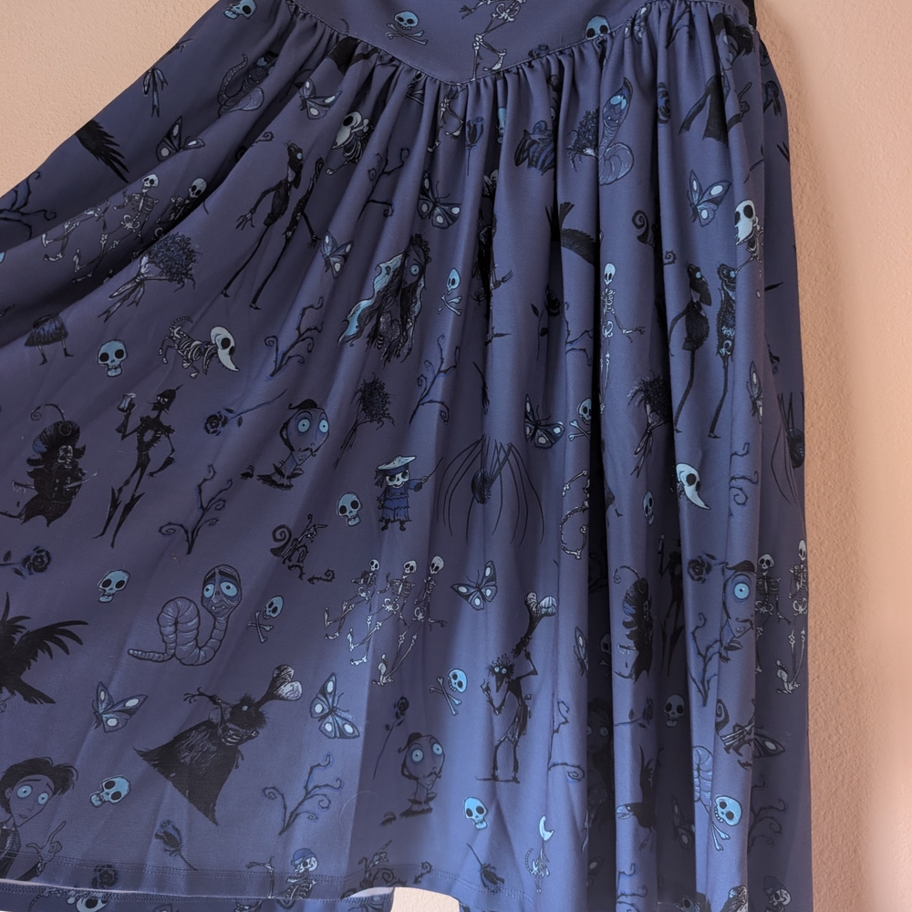 Blue Patterned Women's Skirt